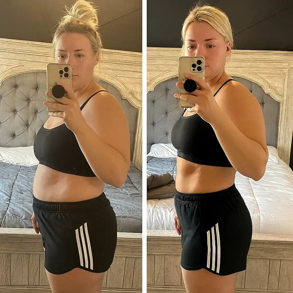 Before an after belly 