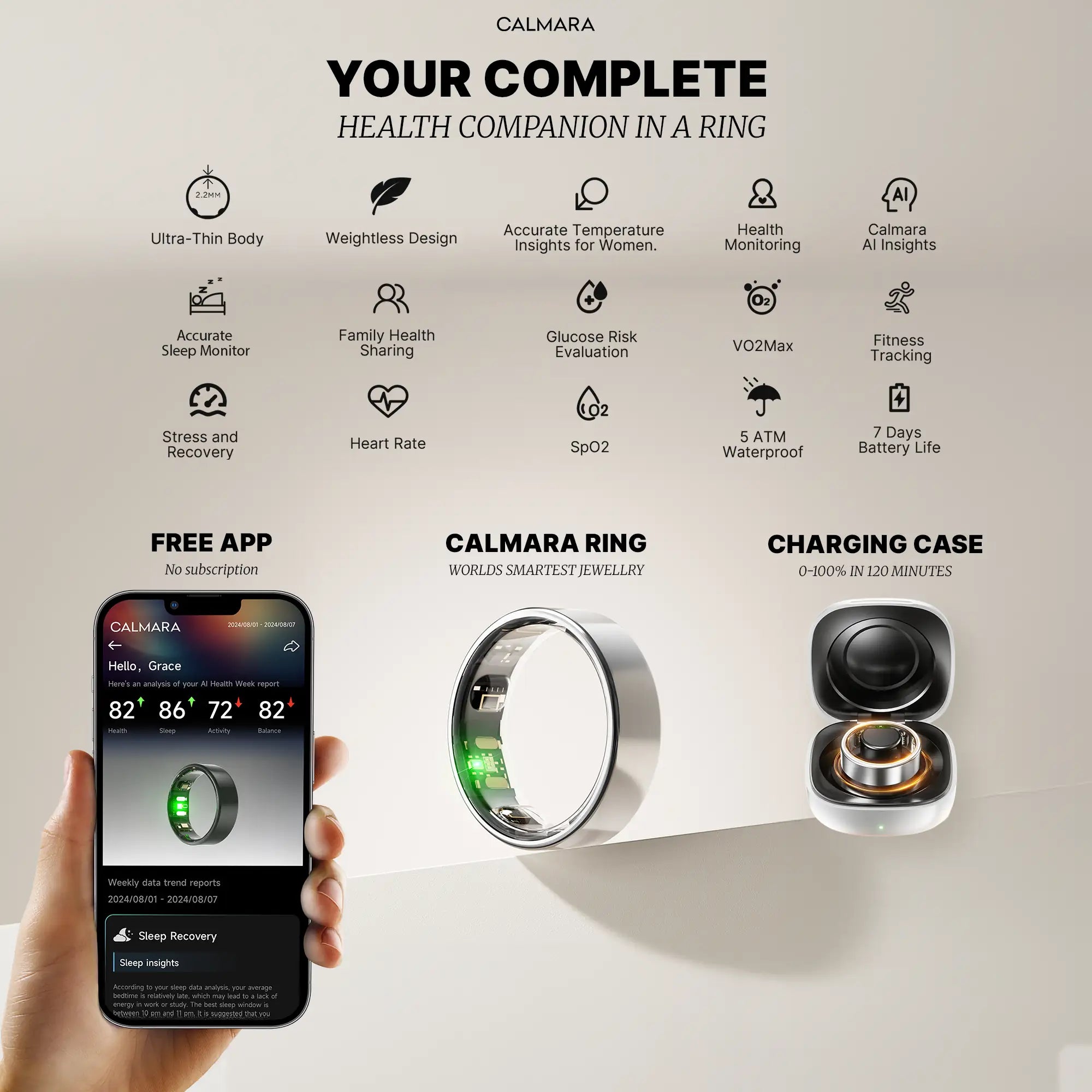 Calmara® Smart Ring